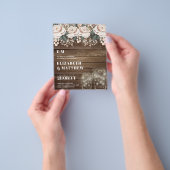 予算の最も低い結婚チラシのピンクの花ガーリー チラシ (手)