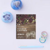 予算の最も低い結婚チラシダークプラムマルサラ チラシ (シングル)