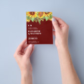 予算の最も低い結婚FLYERSひまわり チラシ (手)