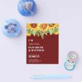 予算の最も低い結婚FLYERSひまわり チラシ (シングル)