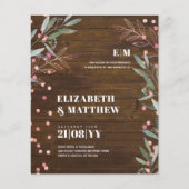 予算の最も結婚低い環境に素朴優しい チラシ (正面)