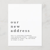 予算の最小限度の新規住所の移動詳細 (正面)