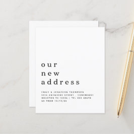 予算の最小限度の新規住所の移動詳細