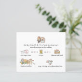 予算の期限結婚招待状 (スタンド正面)