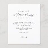 予算の未来ミセスリングや輪ハート感謝していブライダルシャワー (正面)