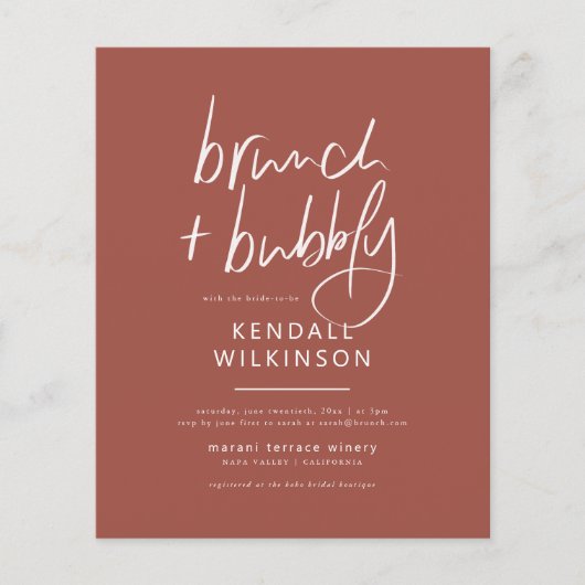 予算の未来Mrs. Terracotta Brunch & Bubbly Photo (正面)