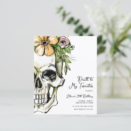 予算の死から私の20の誕生日スカル (スタンド正面)