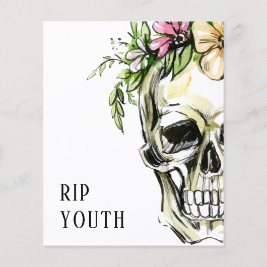 予算の死から私の20の誕生日スカル (裏面)