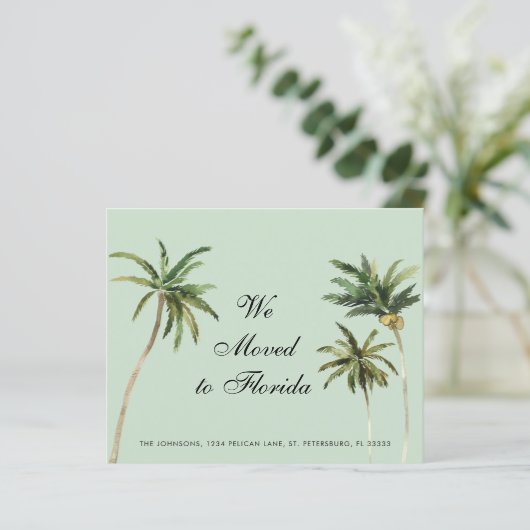 予算の水の色のヤシの木の移動のお知らせ (スタンド正面)