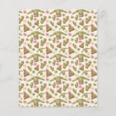 予算の汚いクリスマスパーティーの招待状 チラシ (裏面)