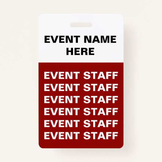 予算の特別なイベントのバッジ バッジ (正面)