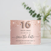 予算の甘い16バラ金ゴールドグリッター保存日付 (スタンド正面)