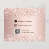 予算の甘い16バラ金ゴールドグリッター保存日付 (裏面)