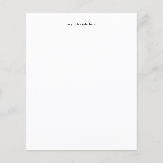 予算の白黒プランの変更フライヤー チラシ (裏面)