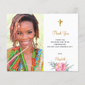 予算の確認の写真フローラの女の感謝してい子あなた (正面)