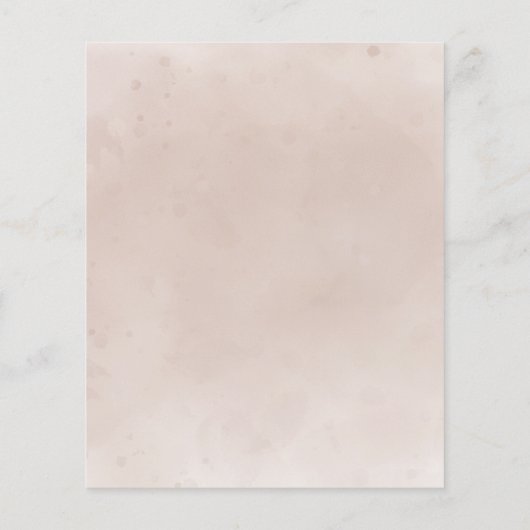 予算の秋のフローラボタニカル日付を保存 (裏面)