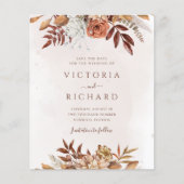 予算の秋のフローラボタニカル日付を保存 (正面)