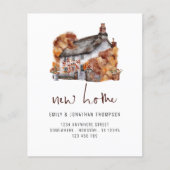 予算の秋の色コテージ新しい自宅住所 (正面)