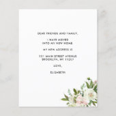 予算の移動フローラ植物牡丹の移動 (裏面)