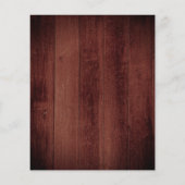 予算の素朴なひまわり赤ちゃんシャワー招待 (裏面)