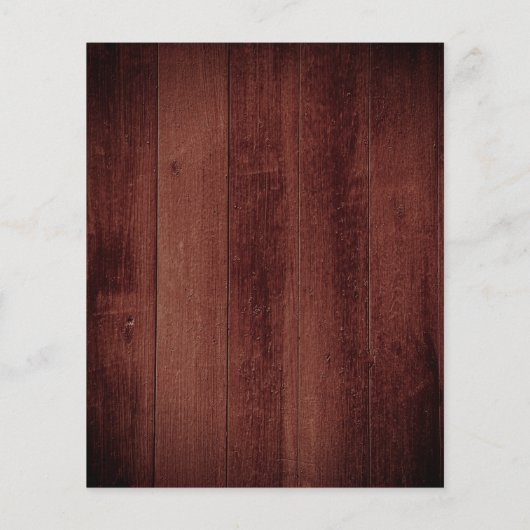 予算の素朴なひまわり赤ちゃんシャワー招待 (裏面)