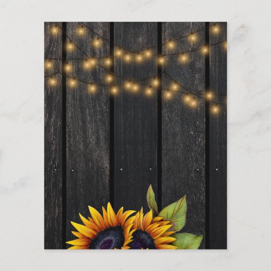 予算の素朴な木材卒業パーティーの招待 チラシ (裏面)