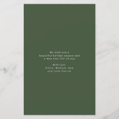 予算の素朴な格子模様の写真コラージュのクリスマス (裏面)