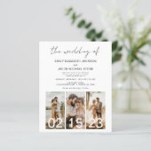 予算の結婚ミニマルQRコード (スタンド正面)