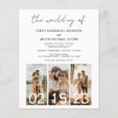 予算の結婚ミニマルQRコード (正面)