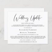 予算の結婚更新の発表 (正面/裏面)