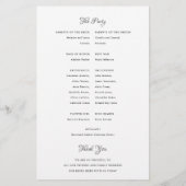 予算の結婚計画の書エレガント道 チラシ (裏面)