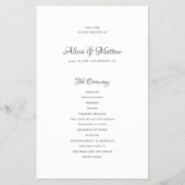 予算の結婚計画の書エレガント道 チラシ (正面)