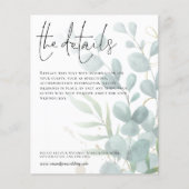 予算の結婚詳細ユーカリプタススクリプトエンクロージャ (正面)