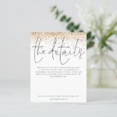 予算の結婚詳細金ゴールドグリッターエンクロージャ (スタンド正面)