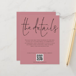 予算の結婚詳細QRコードほこりっぽいバラエンクル