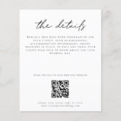 予算の結婚詳細QRコードスクリプトエンクロージャ (正面)