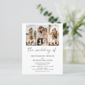 予算の結婚QRコード招待状 (スタンド正面)