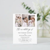 予算の結婚The's Photo Minimalist招待状 (スタンド正面)