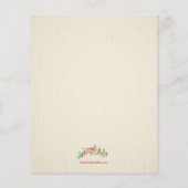 予算の緑のクリスマスの日付を保存 (裏面)