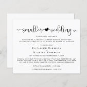 予算の縮小結婚によるハート発表 (正面/裏面)