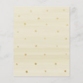 予算の花嫁をスクリプトにするフローラブライダルシャワー (裏面)