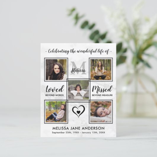 予算の葬儀の写真記念お祝いの生活 (スタンド正面)