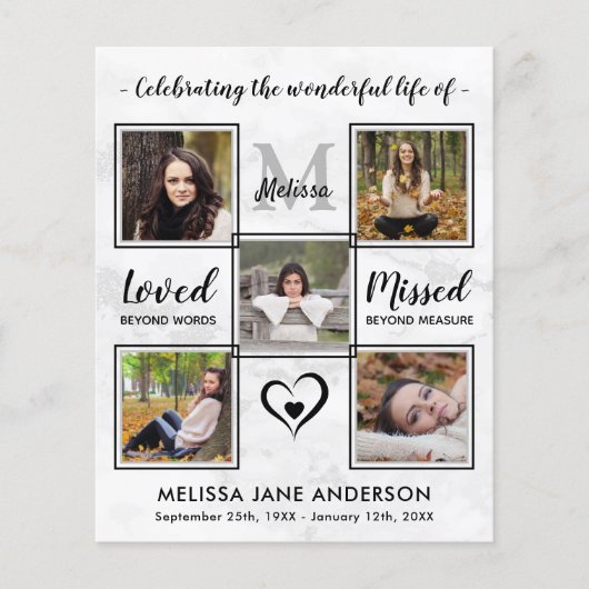 予算の葬儀の写真記念お祝いの生活 (正面)