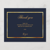 予算の誕生日の青い金ゴールド感謝してい写真あなた (正面)