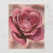 予算の誕生日バラ金ゴールドの招待 チラシ (裏面)