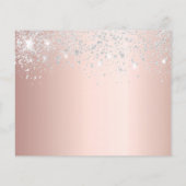 予算の誕生日バラ金ゴールドシルバーセーブ日付 (裏面)