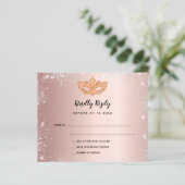 予算の誕生日バラ金ゴールドシルバーマスカレードRSVP (スタンド正面)