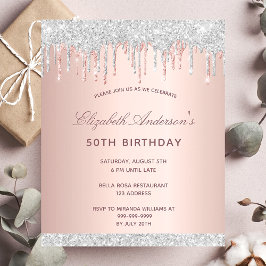 予算の誕生日赤面バラ金ゴールド銀の招待