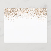 予算の誕生日金ゴールドeucalyptus秋日付を保存 (裏面)