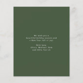 予算の赤い緑の格子写真の複数写真メリークリスマス (裏面)